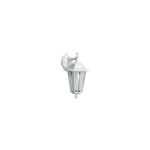Applique ext�rieure descendante 60w e27 fonte blanche loan