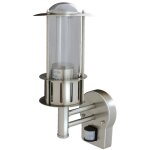 Applique extrieure + dtecteur 60w e27 alu initialis