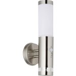 Applique ext�rieure avec d�tecteur de mouvement brilliant bole 60 w n / a acier inoxydable s44658