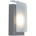 Led ext�rieur lampe murale 3, 7 watt m�tal argent� verre balcon terrasse luminaire eglo 78136