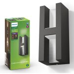 Philips - applique extérieure shadow anthracite 2x4, 5w chaud ip44 1735193p0 mygarden Philips - applique extérieure shadow anthracite 2x4, 5w chaud ip44 1735193p0 mygarden