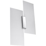 Applique fabiano acier, verre 2xe27 sollux