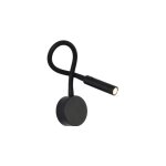 Applique de lecture noir, lampe col de cygne flexible led 3w 3000k fixation liseuse murale 240v avec ... Applique de lecture noir, lampe col de cygne flexible led 3w 3000k fixation liseuse murale 240v avec ...
