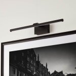 Efectoled - applique led pour cadres 1, 8w slimlight � piles noir mat