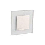 Kanlux - luminaire led escalier - encastr� mural - acier inoxydable - blanc chaud 3000k