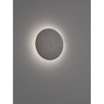 Iperbriko - applique led ronde dimmable corbeau r�tro�clairage ardoise noir �20 cm trio lighting