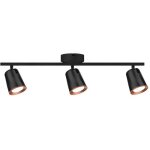 Applique led triple tte ip20 noir 15w 1620 lumens 3000k