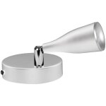 Applique led v - tac 4, 5w avec tte orientable couleur blanc satin lumire 4000k ip20