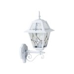 Applique montante ext�rieure 100w e27 fonte blanche