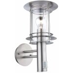 Applique murale en acier inoxydable d�tecteur de mouvement �clairage ext�rieur lanterne murale applique ...