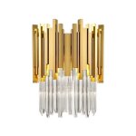 Toolight - applique murale app602 - w cristal or 1 - points de lumi�re e14 10x18x20cm