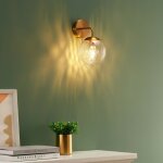 Applique murale boule de verre textur� - winoa