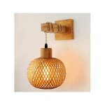 Aafgvc - applique murale chambre, clairage de l'cusson de mur - lampadaire en bois pour salon, couloir ...