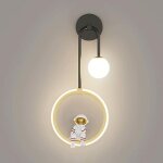 Applique murale pour chambre d'enfant, applique murale astronaute créative, appliques murales en bande ... Applique murale pour chambre d'enfant, applique murale astronaute créative, appliques murales en bande ...