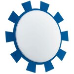 Eglo - applique murale chambre d'enfant lampe pour enfant plafonnier en verre bleu clair, soleil, acier, ...