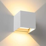 Applique murale pour chambre, led 12 w, luminaire moderne en aluminium pour int�rieur et ext�rieur, angle ...