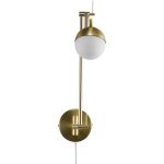 Nordlux - applique murale contina métal laiton, h. 37. 2 - ip20 - g9 / intérieur Nordlux - applique murale contina métal laiton, h. 37. 2 - ip20 - g9 / intérieur