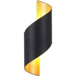 Applique murale cr�ative en spirale incurv�e - convient pour les chambres, les tables de chevet, les ...