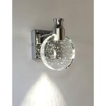 Applique murale cristal, luminaire mural interieur de style nordique de luxe, lampe murale ronde cr�atif ...