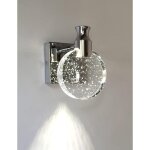 Applique murale cristal, luminaire mural interieur de style nordique de luxe, lampe murale ronde cr�atif ...
