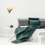 Applique murale design dor�e, origami triangulaire sfax