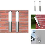Applique murale d'extrieur 2 pcs acier inoxydable - appliques murales exterieures - clairage extrieur ...