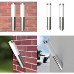 Applique murale d'extérieur 2 pcs acier inoxydable - appliques murales exterieures - Éclairage extérieur ... Applique murale d'extérieur 2 pcs acier inoxydable - appliques murales exterieures - Éclairage extérieur ...