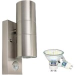 Applique murale exterieur, d�tecteur de mouvement acier inoxydable 5w, luminaire exterieur led moderne ...