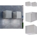 Applique murale d'extrieur en forme de cube 2 pcs - applique murale exterieure - clairage extrieur ...
