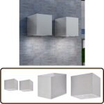 Applique murale d'ext�rieur en forme de cube 2 pcs - applique murale exterieure - �clairage ext�rieur ...