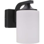 Applique murale exterieur, gris anthracite aluminium e27 lanterne en verre eclairage exterieur, �tanche ...