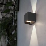 Applique murale d'extérieur lampe de façade anthracite led lampe de jardin lampe de porte d'entrée en ... Applique murale d'extérieur lampe de façade anthracite led lampe de jardin lampe de porte d'entrée en ...