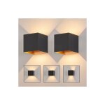 Applique murale ext�rieure applique murale noire - 2 pi�ces up down luminaires ext�rieurs applique murale ...