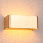 Applique murale feuille d'or led - 20 cm - quadra