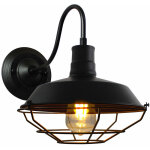 Applique murale industrielle r�tro lamp murale m�tal pot couvercle lumi�res murale cr�atif e27 �26cm ...