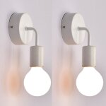 Applique murale industrielle vintage en m�tal �clairage, lampe de murale en fer forg� moderne douille ...