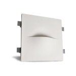 Efectoled - applique murale int�gration pl�tre / pladur pour ampoule led e14 coupe 403x403 mm blanc