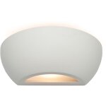 Lindby ? applique murale felia en pl�tre blanc ? double sortie de lumi�re indirecte ? dimensions 24 cm ...