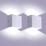 Applique murale interieur 2pcs led lampe murale up down lumière moderne argent 6w aluminium d'éclairage ... Applique murale interieur 2pcs led lampe murale up down lumière moderne argent 6w aluminium d'éclairage ...