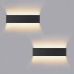 Applique murale interieur 40 cm haut et bas luminaires int�rieur aluminium design simple moderne d�corer ...