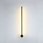 Applique murale interieur 60cm rotative presqu' 360 led lampe murale ultra mince blanc chaud moderne ...