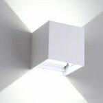 Applique murale interieur / exterieur 12w, lampe murale led etanche ip65 r�glable lampe up down design ...