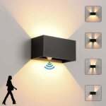 Applique murale int�rieur / ext�rieur avec d�tecteur de mouvement?led 24w moderne luminaire murale, �clairage ...