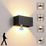 Applique murale int�rieur / ext�rieur avec d�tecteur de mouvement?led 24w moderne luminaire murale, lumi�re ...