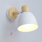 Applique murale intrieur avec interrupteur vintage rtro lampe murale e27 bois industrielle lampe de ...