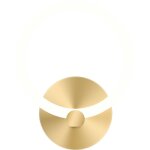 Applique murale int�rieur led or rond chevet mur 19cm chambre applique murale, pour salon, couloir, 10w ...