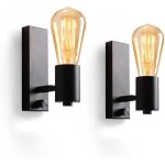 Applique murale interieur r�glable lampe murale en bois applique avec abat - jour en m�tal plafonnier ...