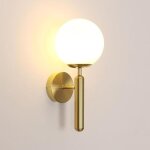 Applique murale int�rieure, abat - jour en verre luminaires int�rieur pour chambre salon couloir caf� ...
