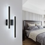Comely - applique murale int�rieure led, 32w 3600lm lampe murale moderne 6500k lumi�re blanche froide, ...