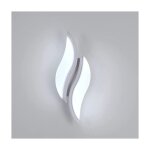 Goeco - applique murale intrieure led, moderne lampe murale 12w 1000lm, clairage acrylique luminaire ...